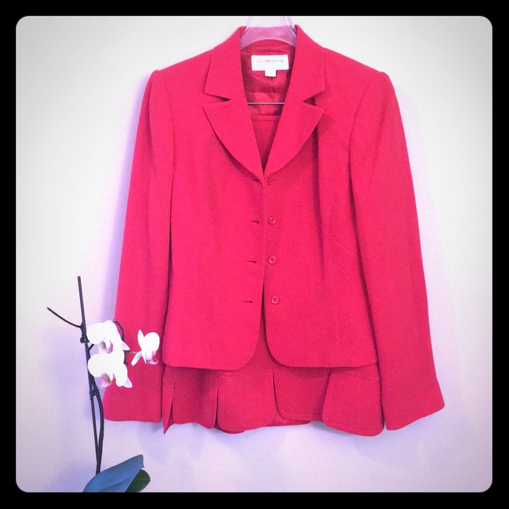 Liz Claiborne Red Suit